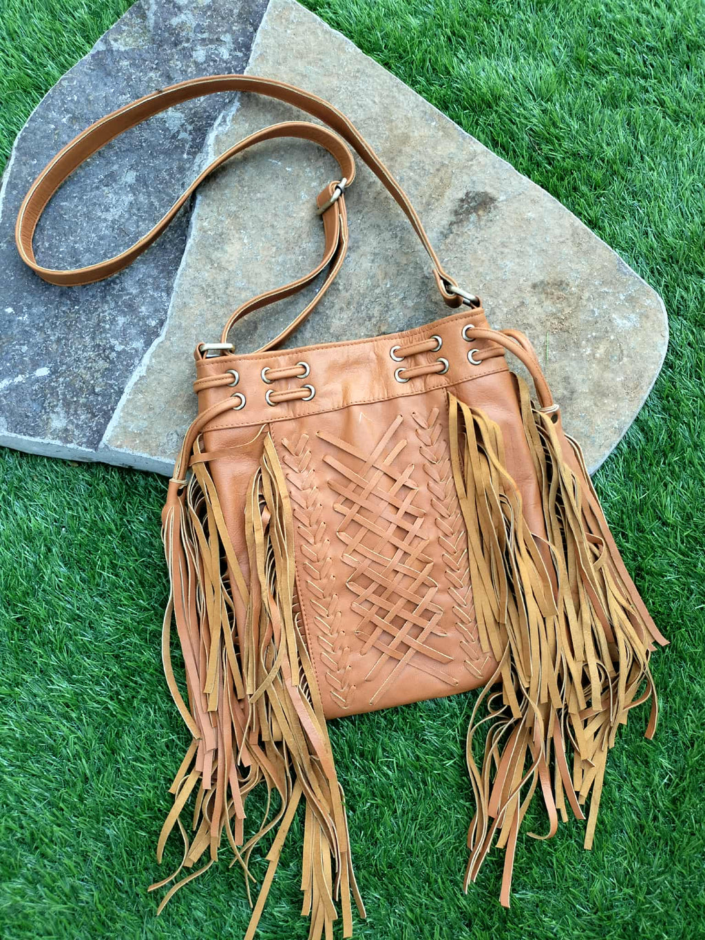 Woven Tassel Bag
