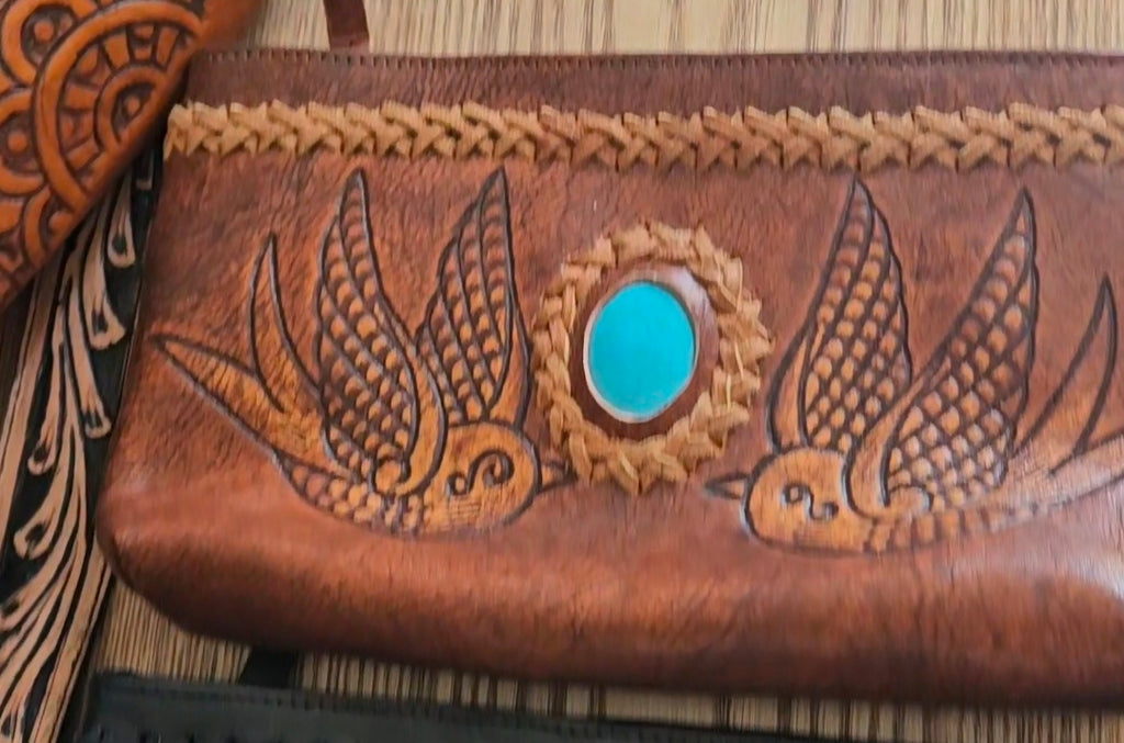 Swallow & Crystal clutch